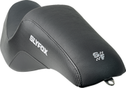 SLYFOX Drifter Tour Seat - Vinyl w/ Slipstop - Gray Logo - FL '23-'24 4685B-Slyfox