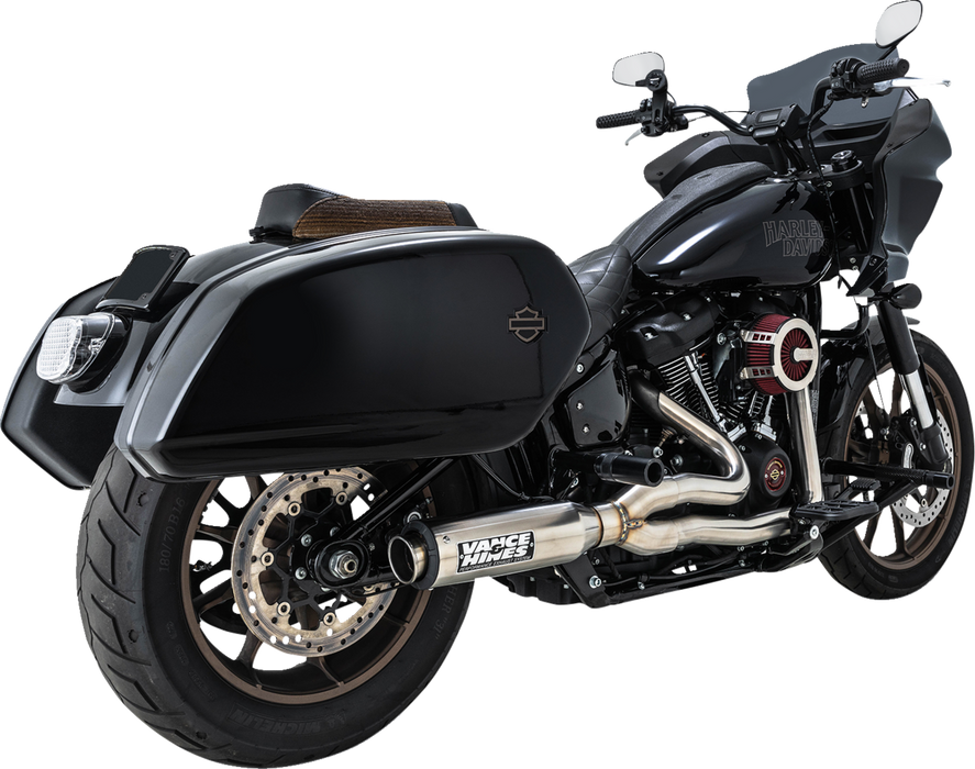 VANCE & HINES 2-into-1 Supersport Exhaust System - Brushed - Softail