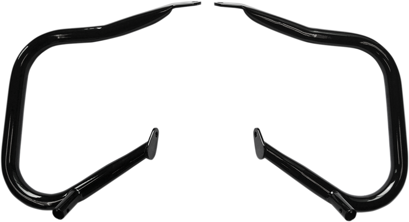 DRAG SPECIALTIES Big Buffalo Saddlebag Bars - Black - Touring '14'-'21