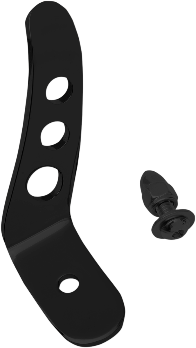 DRAG SPECIALTIES Easy Find Kickstand Extension - Gloss Black - Touring '07-'24