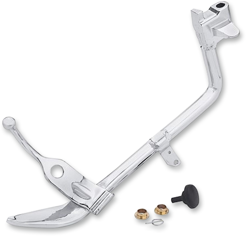 DRAG SPECIALTIES Replacement 1" Under Stock Length Kickstand Kit - Chrome - Softail '07-'17