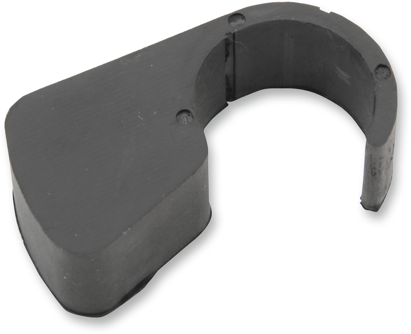 DRAG SPECIALTIES 1" Frame-Mount Clamp on Kickstand Bumper - Rubber - Touring '85-'00