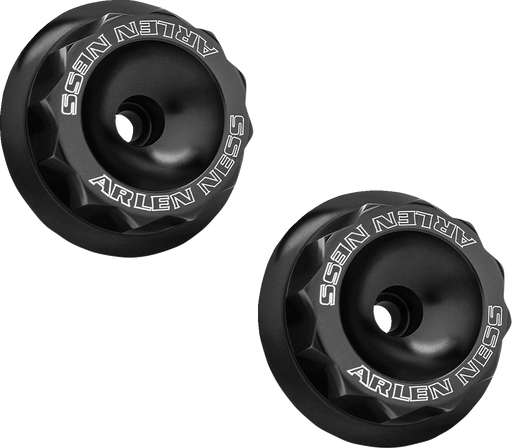ARLEN NESS Fork Nut Cover - Black 120-040