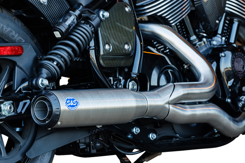 S&S CYCLE 2-into-1 Qualifier Exhaust System - Stainless - Race Only - Indian Chief