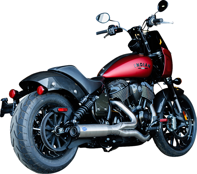 S&S CYCLE 2-into-1 Qualifier Exhaust System - Stainless - 49-State - Indian Chief
