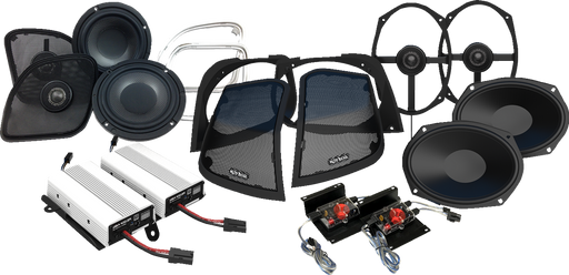 WILD BOAR AUDIO Amplifier/Speaker Kit - 800 W - w/ Cut in Lid WBA RETRO 800.4RG