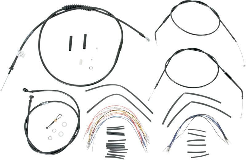 BURLY BRAND Control Kit - 14" Ape Hanger Handlebars