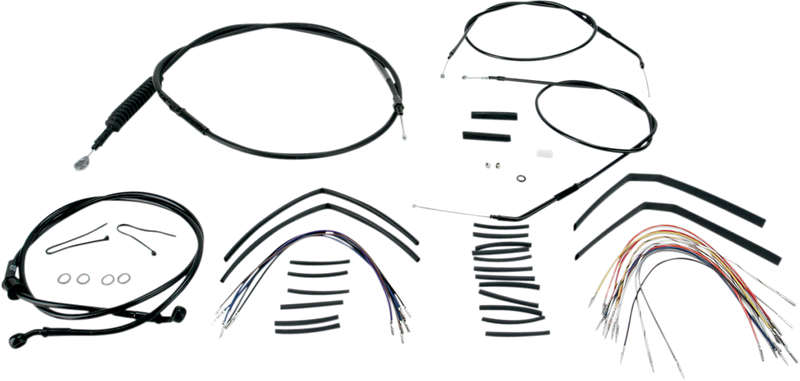 BURLY BRAND Control Kit - 14" Ape Hanger Handlebars