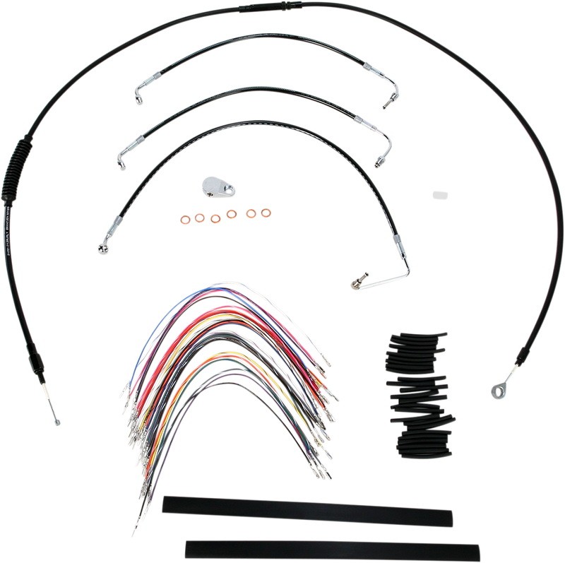 BURLY BRAND Control Kit - 13" Ape Hanger Handlebars