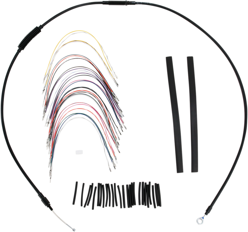 BURLY BRAND Control Kit - 13" Ape Hanger Handlebars - ABS