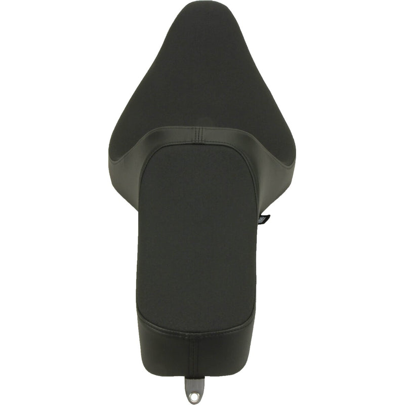 DRAG SPECIALTIES Predator III Slip Stop Smooth Vinyl Seat - Black - Softail '18-'23