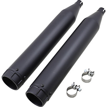 VANCE & HINES 4-1/2" Torquer Slip-On Mufflers - Black - Touring '95-'16