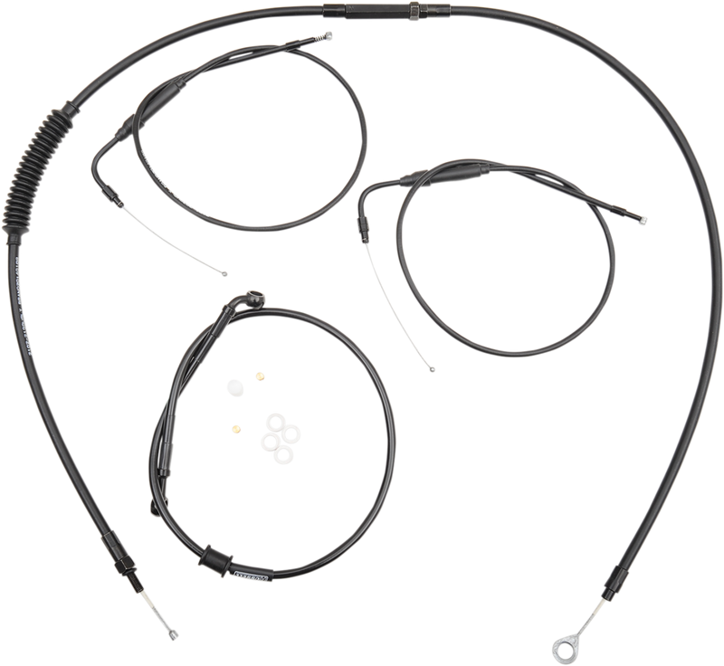 BURLY BRAND Handlebar Cable And Brake Line Kit - Clubman Handlebars