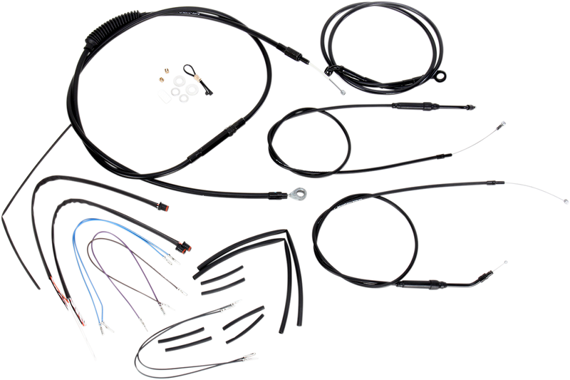 BURLY BRAND Control Kit - 12" Ape Hanger Handlebars