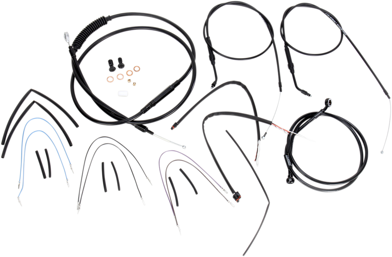 BURLY BRAND Control Kit - 14" Ape Hanger Handlebars