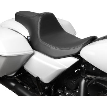 DRAG SPECIALTIES Predator III Seat - Smooth Black - Touring '23.5-'24