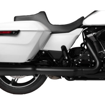 DRAG SPECIALTIES Predator III Seat - Double Diamond - Black - Touring '23.5-'24