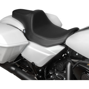 DRAG SPECIALTIES Predator III Seat - Smooth Black Solar Leather - Touring '23.5-'24