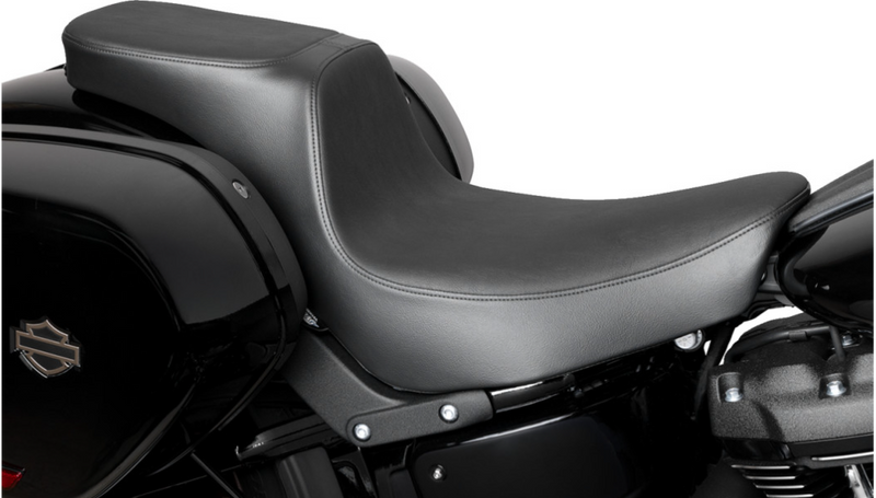 DRAG SPECIALTIES Predator 2-Up Seat - Vinyl - Smooth - Softail '18-'24
