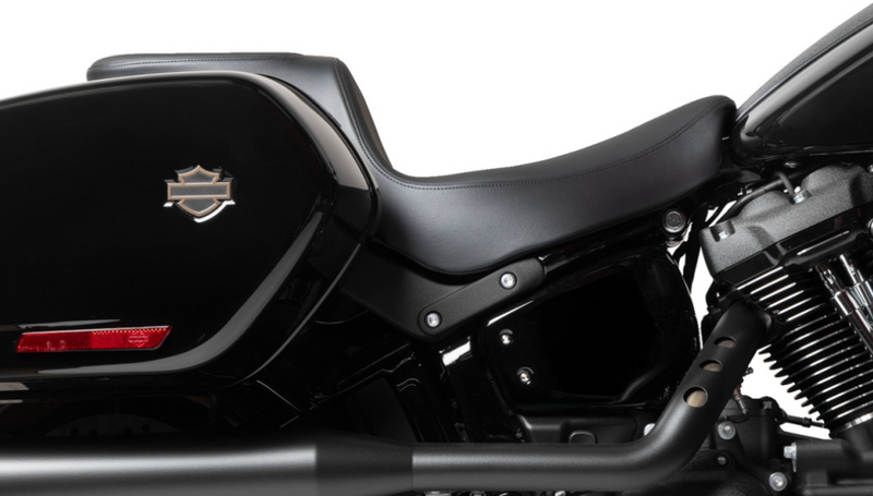 DRAG SPECIALTIES Predator 2-Up Seat - Solar Leather - Smooth - Softail '18-'24