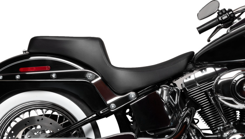 DRAG SPECIALTIES Predator III 2-Up Seat - Vinyl - Smooth - Softail '00-'17