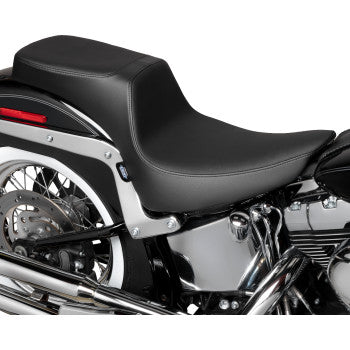 DRAG SPECIALTIES Predator III 2-Up Seat - Vinyl - Smooth - Softail '00-'17