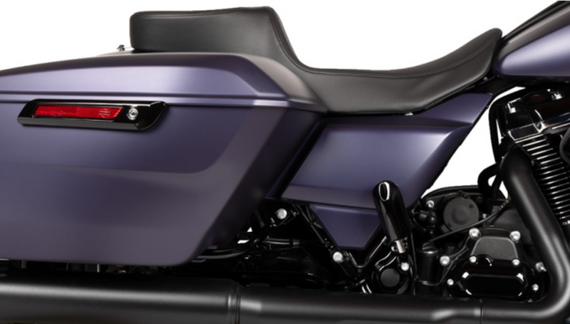 DRAG SPECIALTIES Predator III 2-Up Seat - Extended Reach - Vinyl - Smooth - Touring '23.5-'24