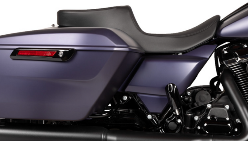 DRAG SPECIALTIES Predator 2-Up Seat - Vinyl - Smooth - Without Backrest - Touring '23.5-'24