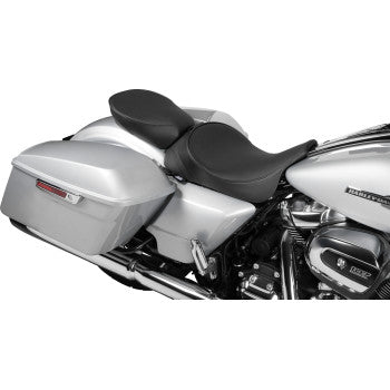 Drag Specialties Rear Solo Seat - Wide - Smooth - FLH/FLT '97-'23
