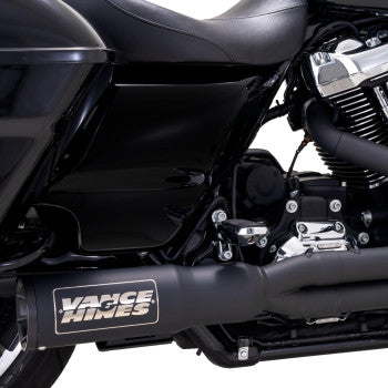 VANCE & HINES Hi-Output RR Exhaust System - Matte Black - Touring '17-'24
