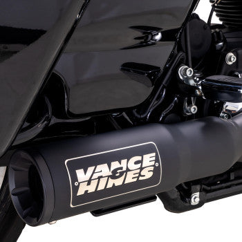 VANCE & HINES Hi-Output RR Exhaust System - Matte Black - Touring '17-'24