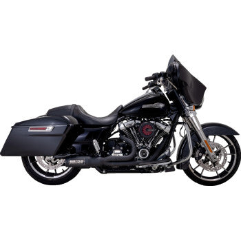 VANCE & HINES Hi-Output RR Exhaust System - Matte Black - Touring '17-'24