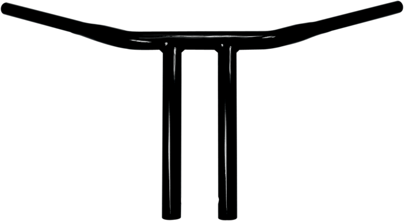 DRAG SPECIALTIES 1-1/4" Buffalo T-Bar Straight Handlebar - 10" - Gloss Black