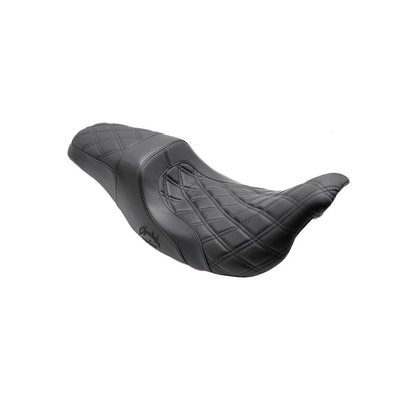 LIFESTYLE CYCLES - Performer Seat Touring Carbon - Black Stitch - Touring '08-'23
