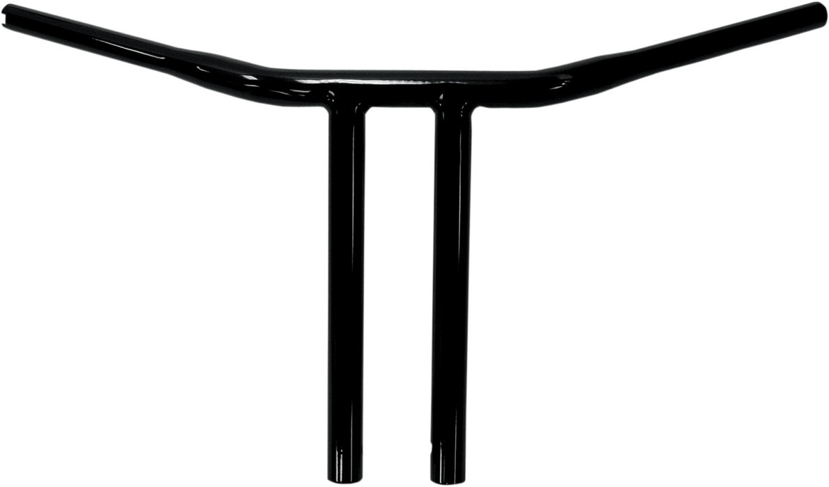 DRAG SPECIALTIES 1-1/4" Buffalo T-Bar Straight Handlebar - 12" - Gloss Black