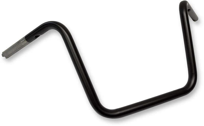DRAG SPECIALTIES 1" Touring Handlebar - Ape Hanger - 12" - TBW - Flat Black