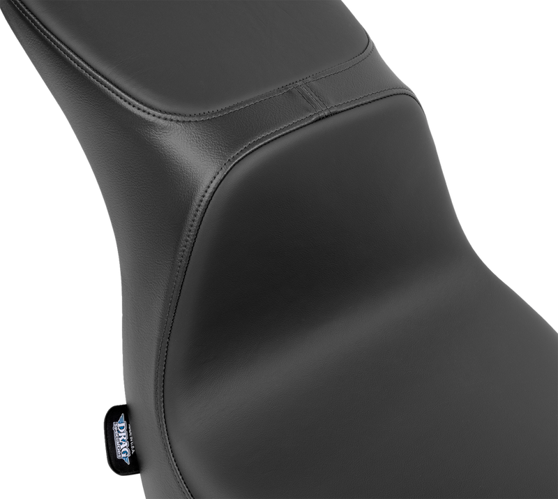 DRAG SPECIALTIES Predator 2-Up Seat - Solar Leather - Smooth - Softail '18-'24