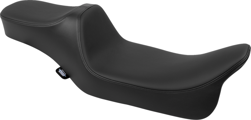 DRAG SPECIALTIES Predator III Seat - Extended Reach - Smooth - Black Solar Leather - Touring '08-'24