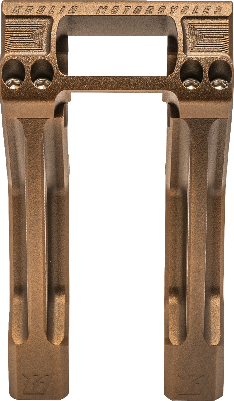KODLIN USA Fastback Straight Risers - 6" - Bronze