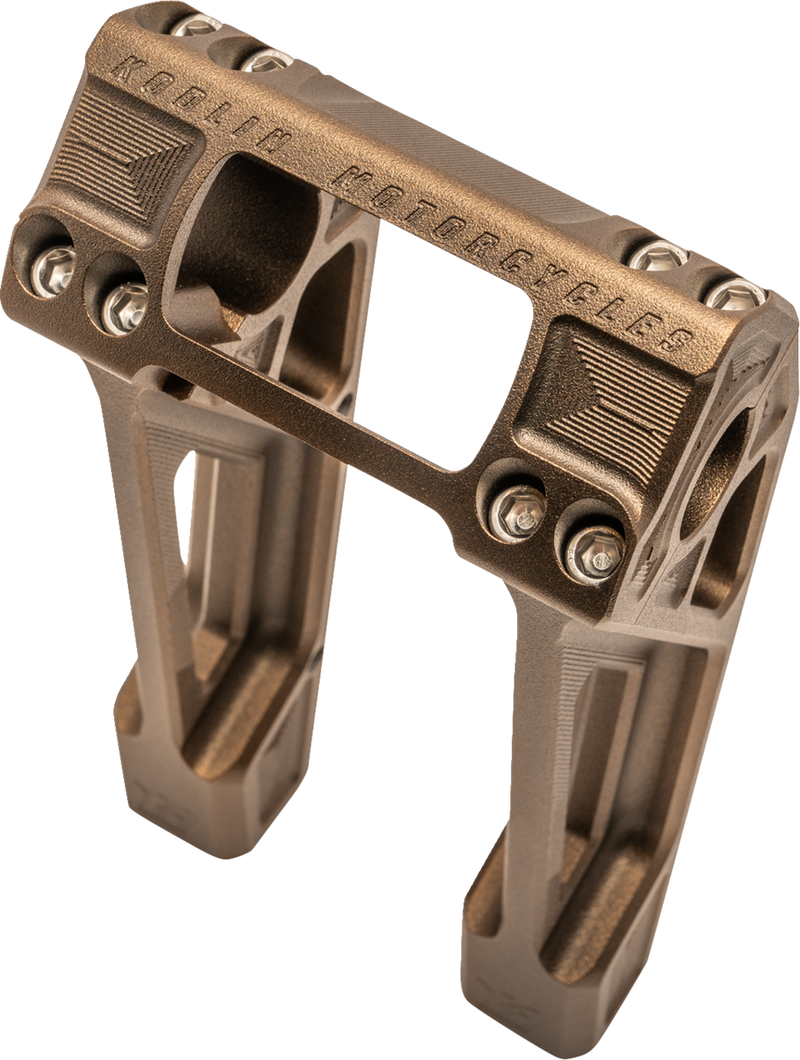 KODLIN USA Fastback Straight Risers - 8" - Bronze
