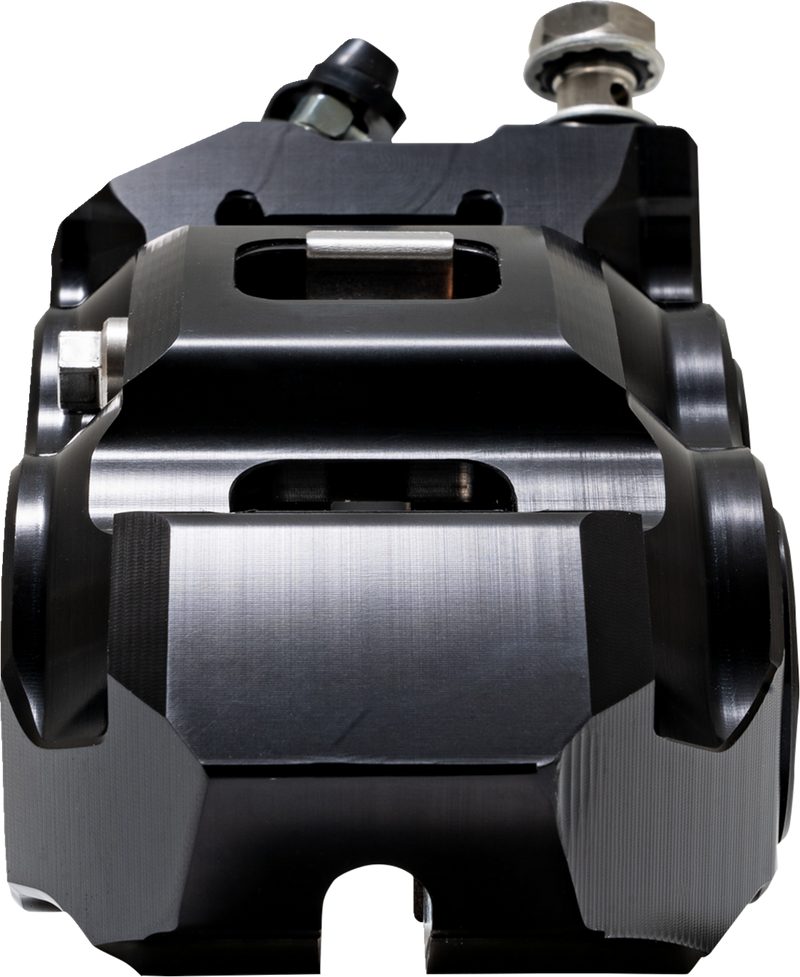 PERFORMANCE MACHINE (PM) Caliper - 137 X 4B - Right - Black Anodized with Clear Bore Caps 0053-2958-MC