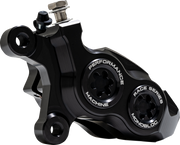 PERFORMANCE MACHINE (PM) Caliper - 137 X 4B - Left - Black Anodized with Black Bore Caps 0053-2957-MB