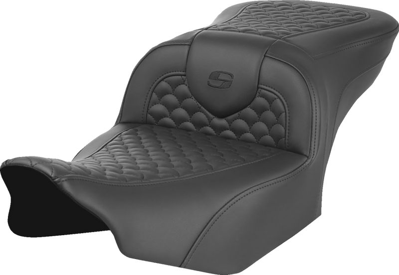 SADDLEMEN Roadsofa Seat - Scallop Stitch / Dragon Scale - w/o Backrest - Touring '23.5-'24
