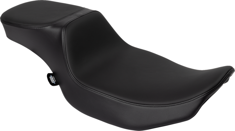 DRAG SPECIALTIES Predator III 2-Up Seat - Extended Reach - Solar Leather - Smooth - Touring '23.5-'24