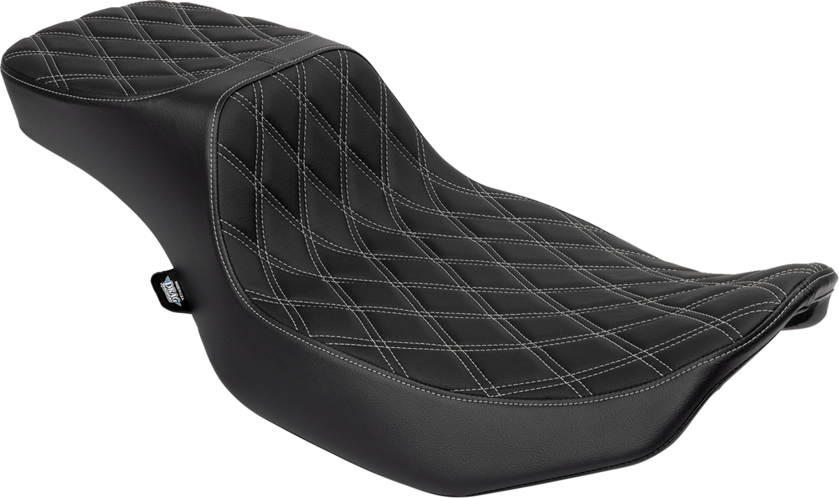 DRAG SPECIALTIES Predator III 2-Up Seat - Extended Reach - Vinyl