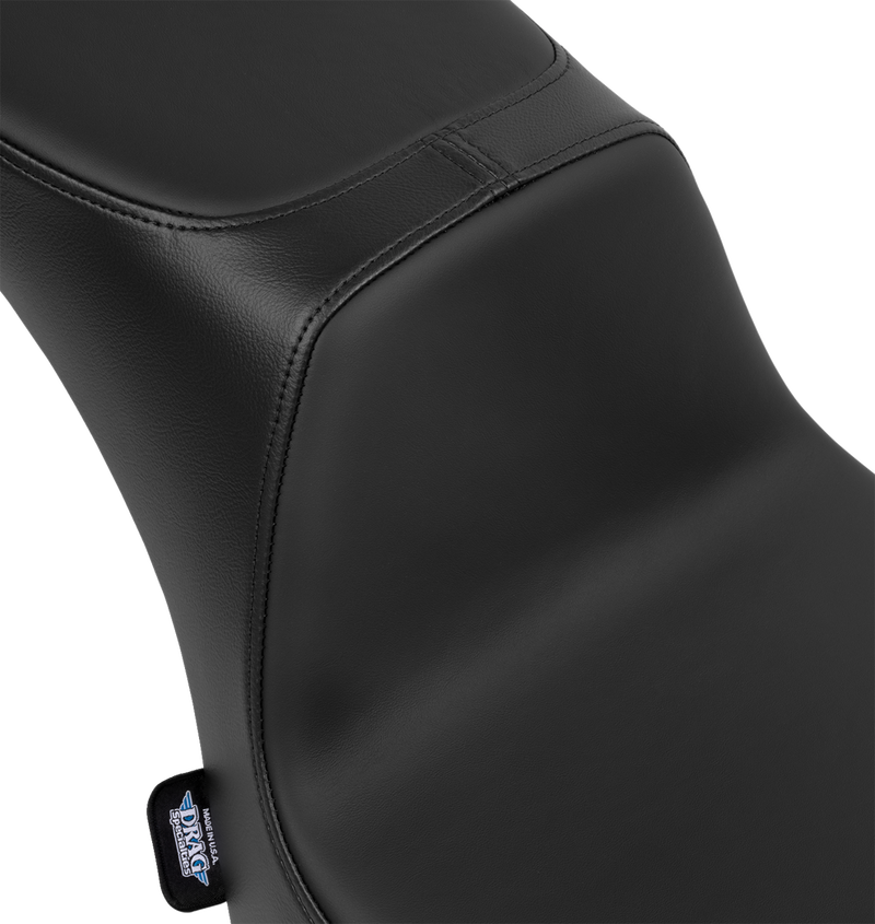 DRAG SPECIALTIES Predator III 2-Up Seat - Solar Leather - Smooth - Softail '00-'17