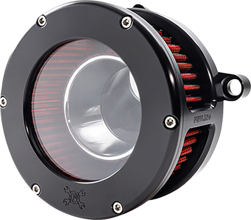 FEULING PARTS BA Air Cleaner Kit - Black/Clear with Red Filter FEULING PARTS BA Air Cleaner Kit - Black/Clear with Red Filter