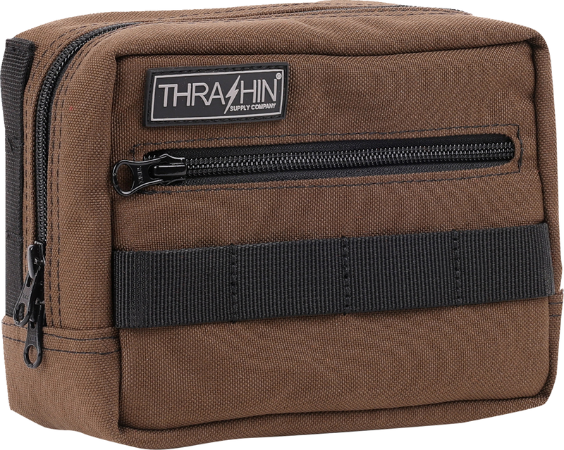 THRASHIN SUPPLY CO. Handlebar Bag - Brown