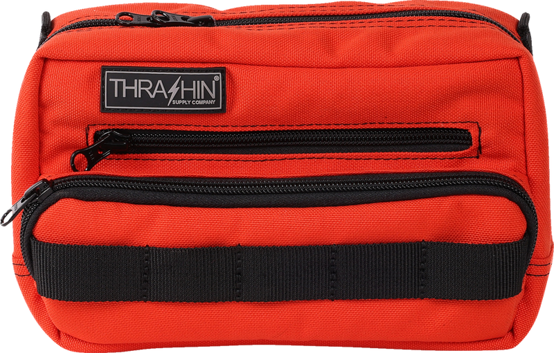 THRASHIN SUPPLY CO. Handlebar Bag Plus - Orange