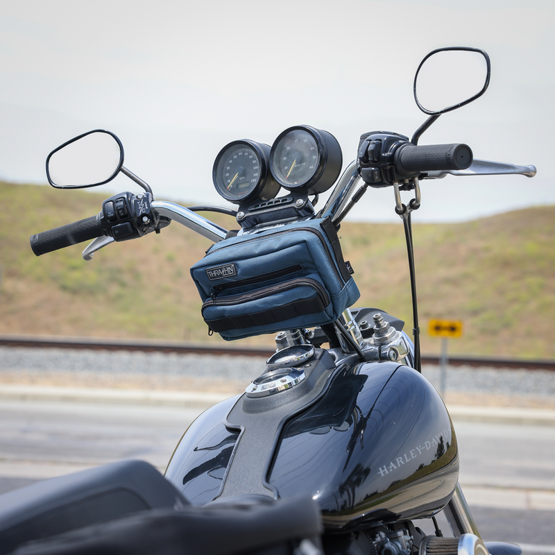 THRASHIN SUPPLY CO. Handlebar Bag - Blue